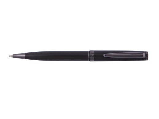 Ручка шариковая Pierre Cardin SHINE. Цвет - антрацит. Упаковка B-1 с нанесением логотипа с нанесением логотипа