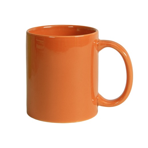 Кружка DECOL для деколи, 330 мл, d=82 мм, премиум, оранжевая 23516/06