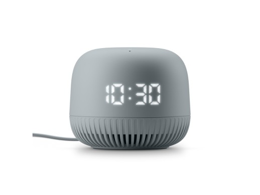 VK Капсула нео с голосовым помощником Марусей, серый с нанесением логотипа с нанесением логотипа