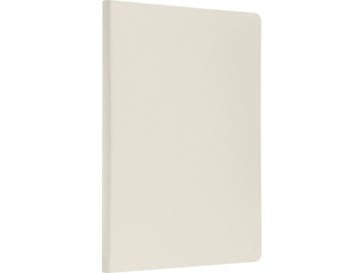 Блокнот в твердом переплете Karst формата A5, бежевый с нанесением логотипа с нанесением логотипа