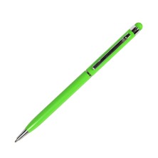 TOUCHWRITER, ручка шариковая со стилусом для сенсорных экранов, светло-зеленый/хром, металл -  1102/16