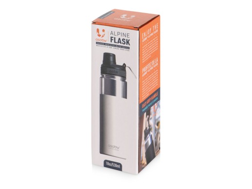 Вакуумная термобутылка ALPINE FLASK, 530 мл, белый
