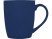Кружка с покрытием soft-touch C1, темно-синий с нанесением логотипа с нанесением логотипа
