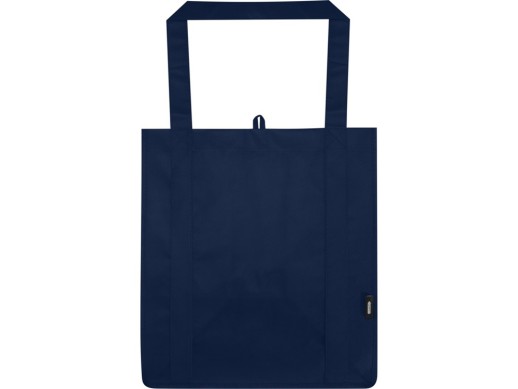 Liberty эко-сумка с прочным днищем объемом 6 л из нетканого материала, переработанного по стандарту GRS, синий navy