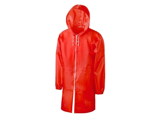 Дождевик Sunny gold, красный, размер M/L с нанесением логотипа с нанесением логотипа