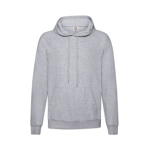 Толстовка без начеса LIGHTWEIGHT HOODED SWEAT 240    621400.94 с нанесением логотипа с нанесением логотипа