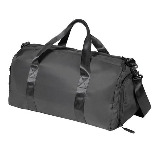 Сумка спортивная Gym; чёрная; 45х21х20 см; полиэстер   16814/35
