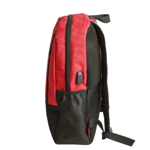 Рюкзак водостойкий PULL, красный/чёрный, 45 x 28 x 11 см, 100% полиэстер 300D+600D ,   16785/08/35