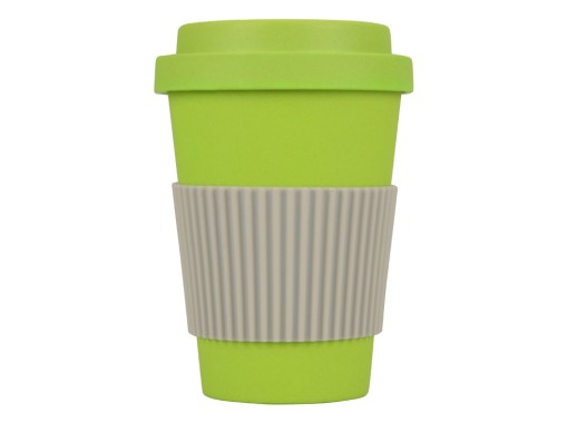Термокружка Muffin из натуральных волокон, зеленое яблоко