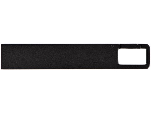 USB 2.0- флешка на 32 Гб c подсветкой логотипа Hook LED, темно-серый, красная подсветка