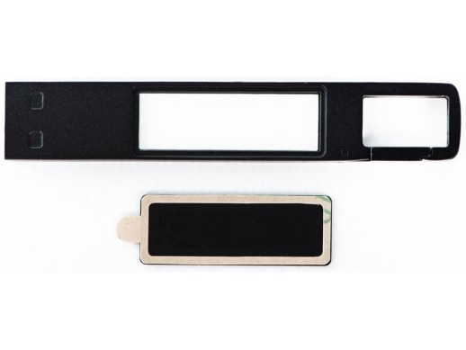 USB 2.0- флешка на 32 Гб c подсветкой логотипа Hook LED, темно-серый, красная подсветка