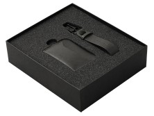 Подарочный набор Long River: картхолдер, ремешок для ключей, черная коробка