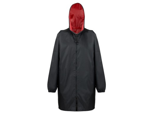 Дождевик Bi-color унисекс, красный/черный