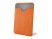 Чехол-картхолдер Favor на клеевой основе на телефон для пластиковых карт и и карт доступа, оранжевый