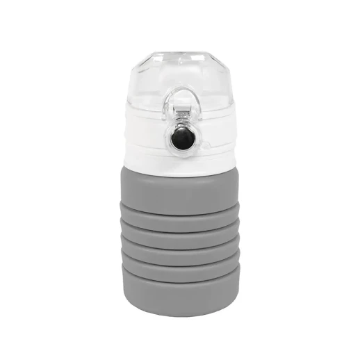 Бутылка для воды складная с карабином SPRING, 550/250 мл, силикон 29800/30