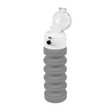 Бутылка для воды складная с карабином SPRING, 550/250 мл, силикон   29800/30
