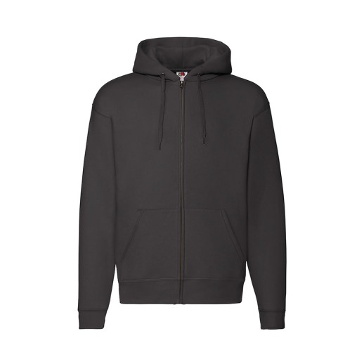 Толстовка с начесом PREMIUM HOODED SWEAT JACKET 280 620340.36 с нанесением логотипа с нанесением логотипа