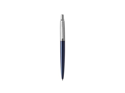Шариковая ручка Parker Jotter Essential, Royal Blue CT, стержень: M, цвет чернил : blue или black с нанесением логотипа с нанесением логотипа
