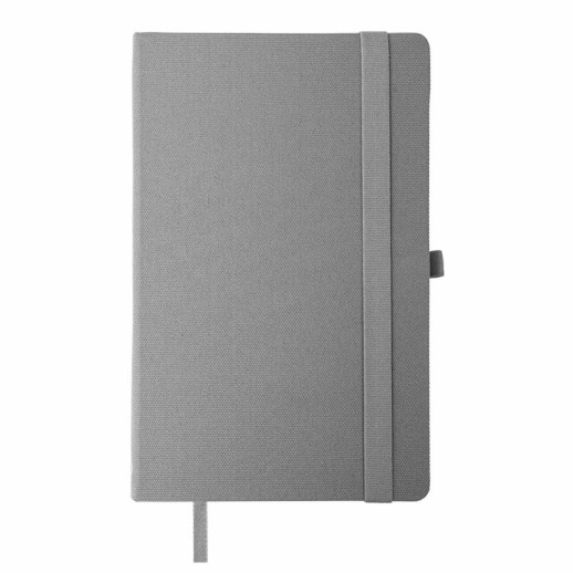 Бизнес-блокнот OXI, A5, серый, твердая обложка, RPET, в линейку   21236/30