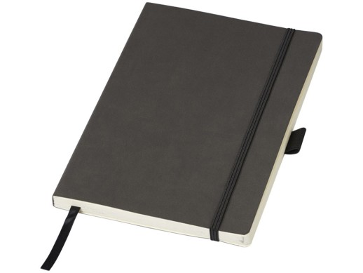 Блокнот Revello, черный с нанесением логотипа с нанесением логотипа
