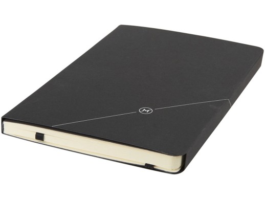 Блокнот Revello, черный с нанесением логотипа с нанесением логотипа