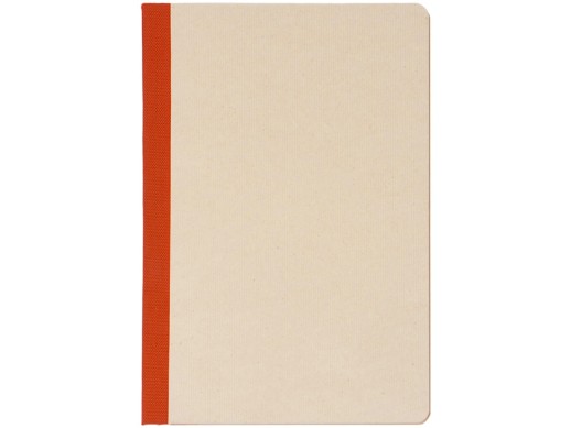 Блокнот А5 из переработанного тростника и RPET Adiantum, 80 листов, гибкая обложка, красный