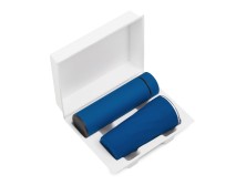 Подарочный набор FAMILY с термосом и термокружкой, синий