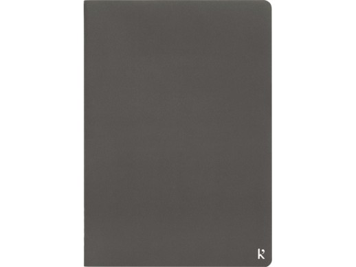 Комплект из двух блокнотов Karst формата A5 с листами из каменной бумаги, slate grey