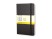 Записная книжка Moleskine Classic (в клетку) в твердой обложке, Large (13х21см), черный с нанесением логотипа с нанесением логотипа