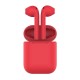 Наушники беспроводные с зарядным боксом TWS AIR SOFT, цвет красный 36720/08
