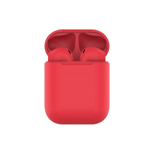 Наушники беспроводные с зарядным боксом TWS AIR SOFT, цвет красный 36720/08