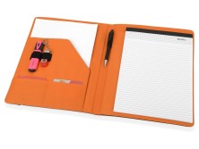 Папка для документов Делос, черный/оранжевый (P)
