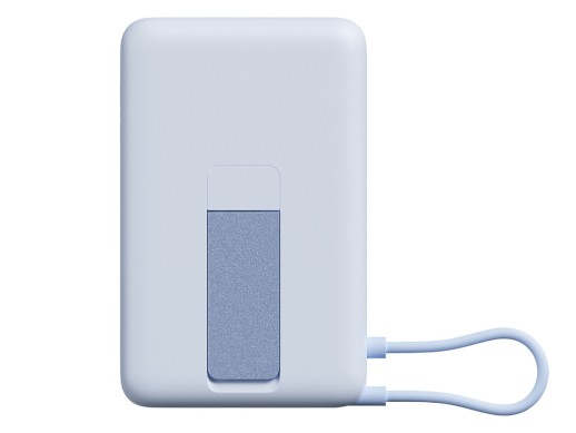 Внешний аккумулятор Xiaomi Magnetic Power Bank 10000 with Built-in Stand Blue с нанесением логотипа с нанесением логотипа