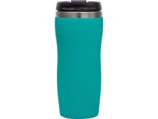 Термокружка Mony Steel 350 мл, soft touch, бирюзовый 320C