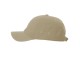 Бейсболка Terra унисекс, песочный с нанесением логотипа с нанесением логотипа