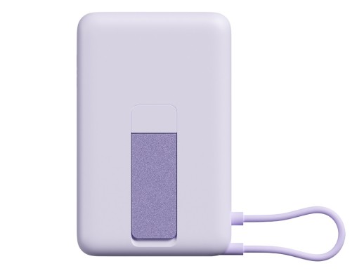 Внешний аккумулятор Xiaomi Magnetic Power Bank 10000 with Built-in Stand Purple с нанесением логотипа с нанесением логотипа