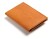 Обложка для паспорта Руга, оранжевый с нанесением логотипа с нанесением логотипа
