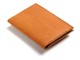 Обложка для паспорта Руга, оранжевый с нанесением логотипа с нанесением логотипа