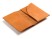 Обложка для паспорта Руга, оранжевый с нанесением логотипа с нанесением логотипа