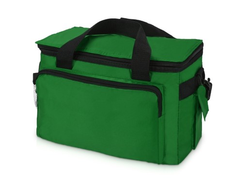 Сумка-холодильник Камайоре, зеленый с нанесением логотипа с нанесением логотипа