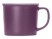 Матовая кружка Nancy 360 мл цветная снаружи, белая внутри, фиолетовый с нанесением логотипа с нанесением логотипа