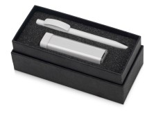 Подарочный набор White top с ручкой и зарядным устройством, белый