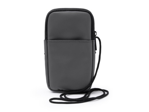 Сумка для мобильного телефона SEUL из экокожи, серый