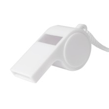 Свисток Судья, белый, 5x2,4х1,9см, пластик,текстиль   344649