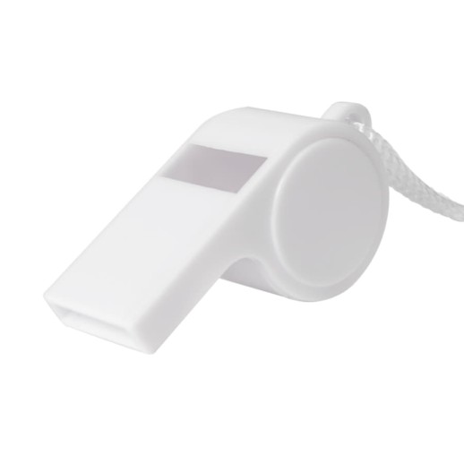 Свисток Судья, белый, 5x2,4х1,9см, пластик,текстиль   344649