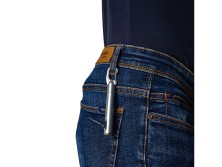 Ручка ARAYA со светодиодным фонариком, серебристый