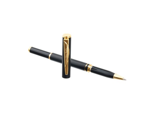 Ручка 2 в 1 шариковая и перьевая Pierre Cardin COMBI PEN, цвет - черный. Упаковка Е с нанесением логотипа с нанесением логотипа