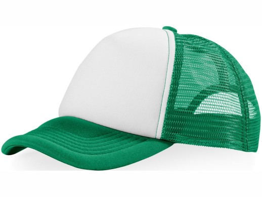 Бейсболка Trucker, зеленый/белый с нанесением логотипа с нанесением логотипа
