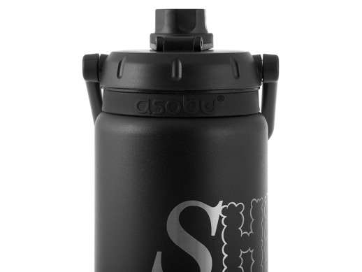 Вакуумный термос Canyon Jug, 1430 мл, черный с гравировкой с нанесением логотипа с нанесением логотипа