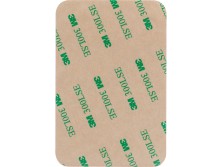 Чехол-картхолдер Favor на клеевой основе на телефон для пластиковых карт и и карт доступа, коричневый